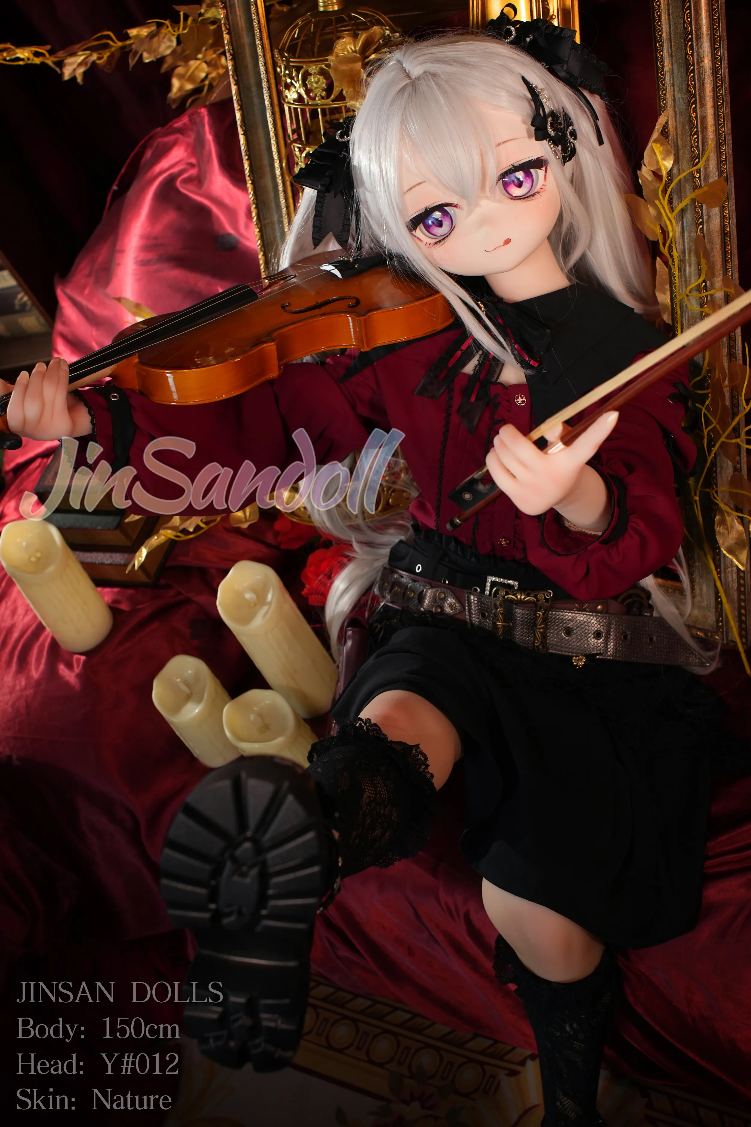 150cm (4ft11) A-Cup Anime lifelike love doll PVC head sculpt + S-TPE body Sex Doll Head #Y012